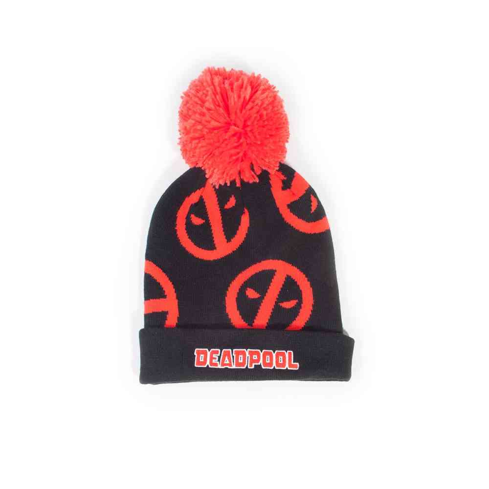 Marvel Deadpool - Symbol Bonnet & écharpe - Rouge/Noir